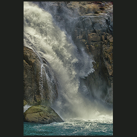Waterfall, Narsaq, South Greenland
